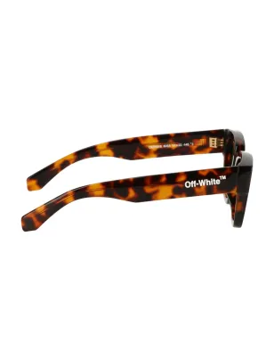 Off-White Eyewear べっ甲柄丸型フレーム サングラス - サムネイル3