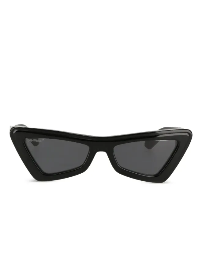 Off-White Eyewear Off-White Eyewear 三角フレーム ティンテッドサングラスの商品画像