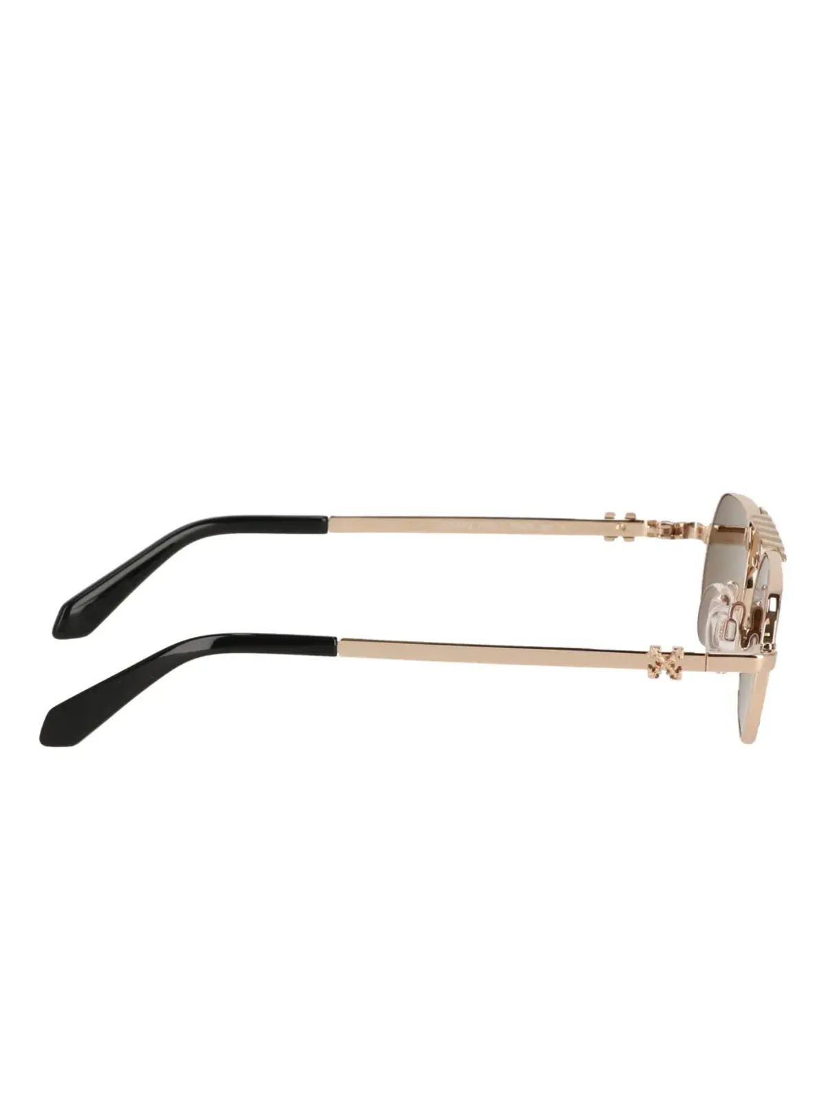 Off-White Eyewear オーバルフレーム ダブルブリッジ サングラス - 画像3