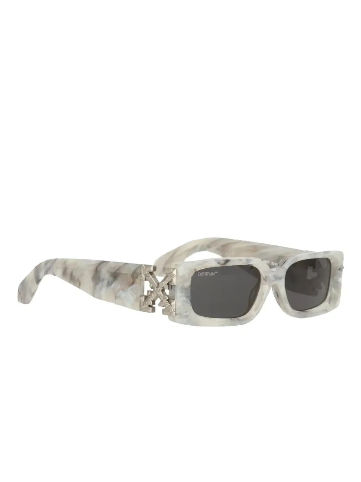 Off-White Eyewear マーブル柄アロー ロゴ サングラス - 画像2