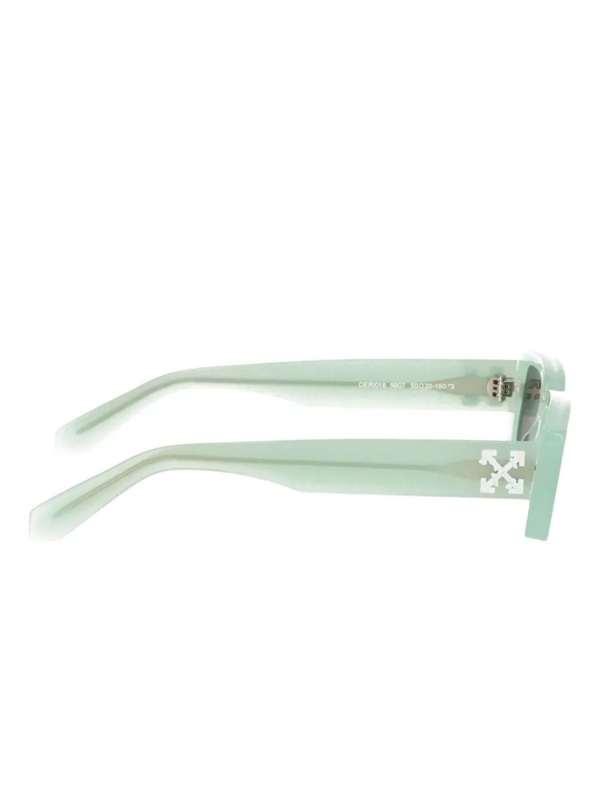 Off-White Eyewear 矩形フレーム サングラス（グリーン） - 画像3