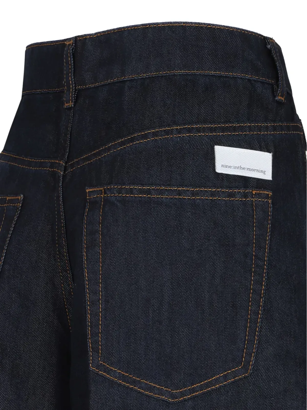 Nine In The Morning ワイドレッグデニムジーンズ - 画像4