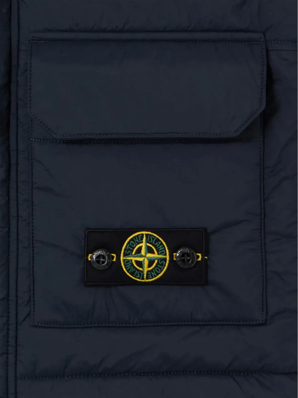 Stone Island Junior パッチポケット ノースリーブベスト - 画像4