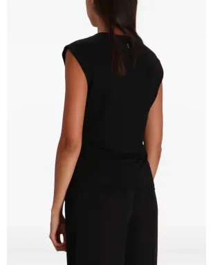 Armani Exchange プリーツキャップスリーブトップ - サムネイル3