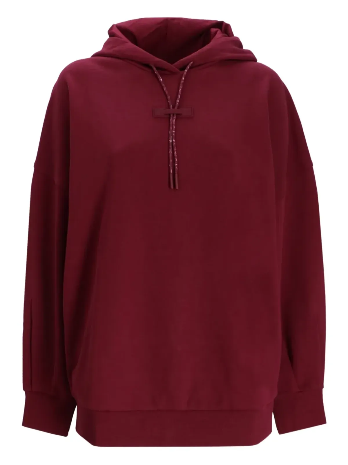 Armani Exchange ロゴディテール ドローストリングフード付きパーカー - レッド - 画像1