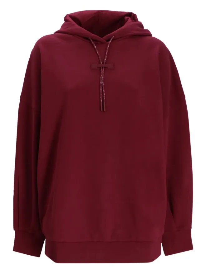 Armani Exchange Armani Exchange ロゴディテール ドローストリングフード付きパーカー - レッドの商品画像