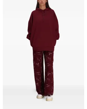 Armani Exchange ロゴディテール ドローストリングフード付きパーカー - レッド - サムネイル2