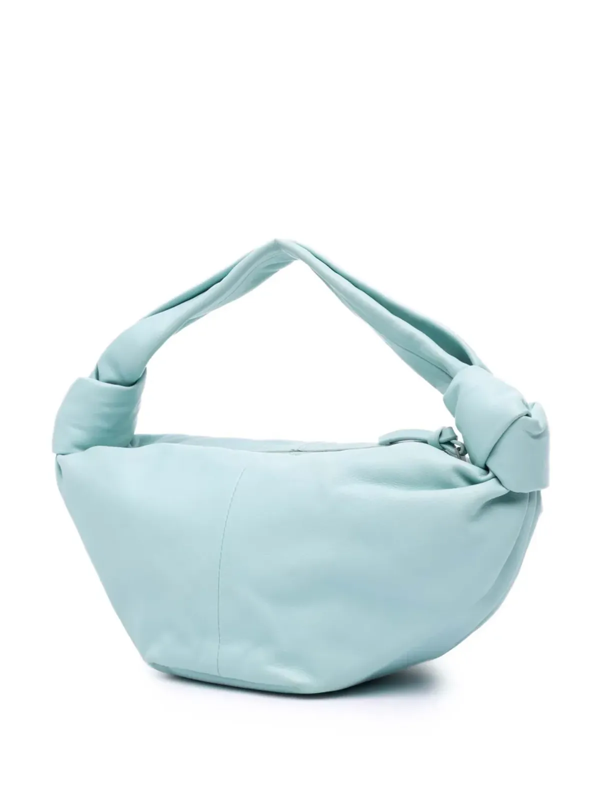 Bottega Veneta ビンテージ ミニカーフスキン ダブルノット ハンドバッグ - ブルー - 画像3