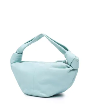 Bottega Veneta ビンテージ ミニカーフスキン ダブルノット ハンドバッグ - ブルー - サムネイル3