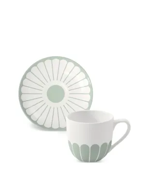 Villeroy & Boch 花柄コーヒーカップ（6個セット・グリーン） - サムネイル2
