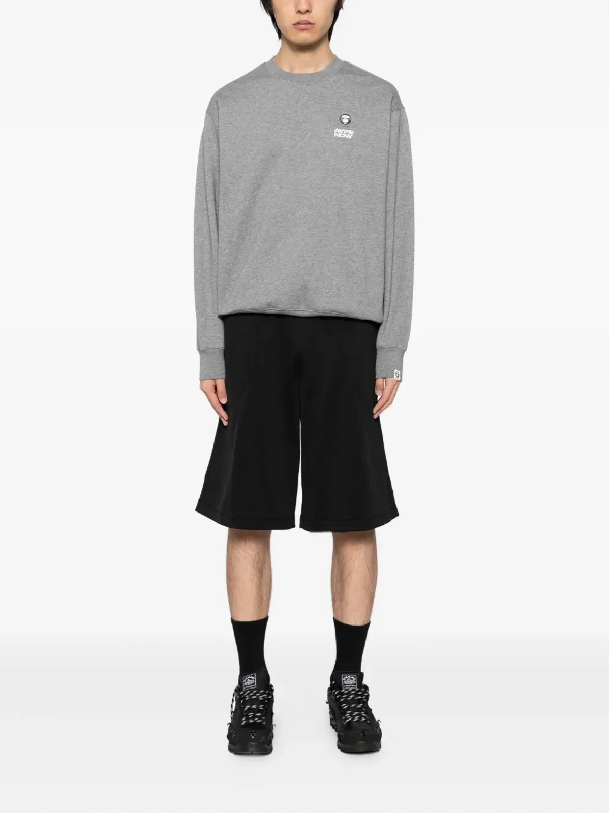 AAPE BY *A BATHING APE® ロゴアップリケ付きスウェットシャツ - 画像2