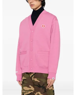 AAPE BY *A BATHING APE® ボタンアップカーディガン - ピンク - サムネイル3