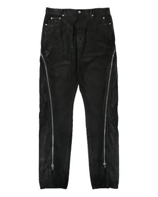 Rick Owens DRKSHDW Hollywood Boan Banana zip-detail ジーンズ - サムネイル1