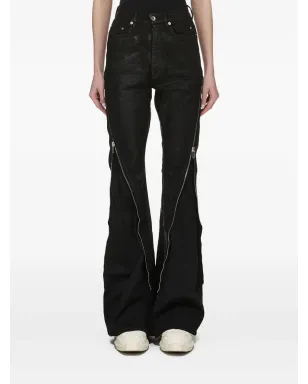 Rick Owens DRKSHDW Hollywood Boan Banana zip-detail ジーンズ - サムネイル2