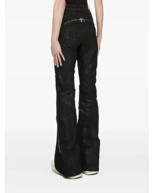 Rick Owens DRKSHDW Hollywood Boan Banana zip-detail ジーンズ - サムネイル3