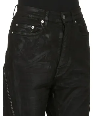 Rick Owens DRKSHDW Hollywood Boan Banana zip-detail ジーンズ - サムネイル4