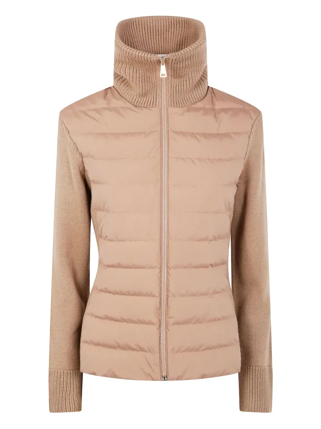 Moncler Moncler キルテッドニットパディッドジャケットの商品画像