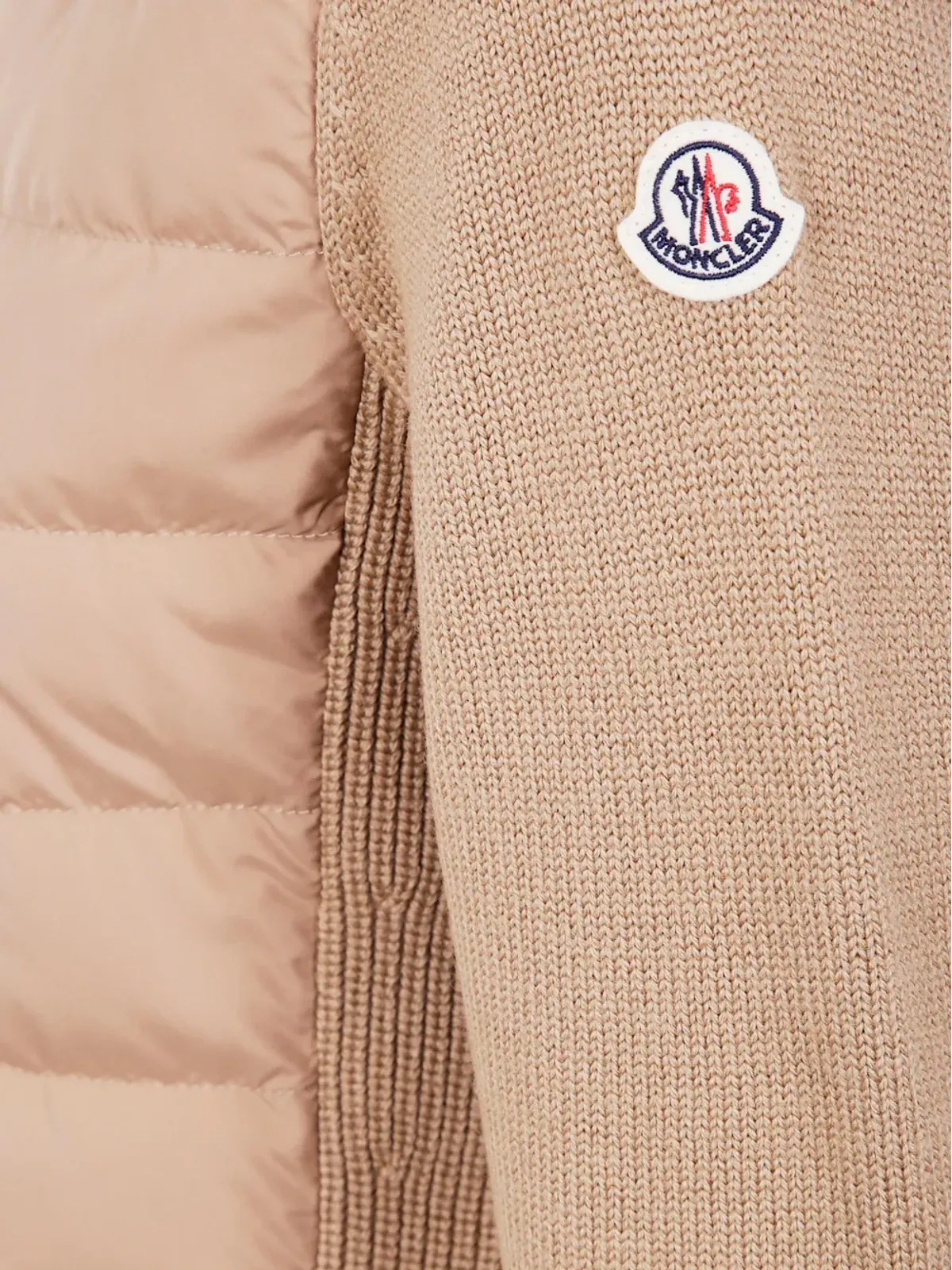 Moncler キルテッドニットパディッドジャケット - 画像3