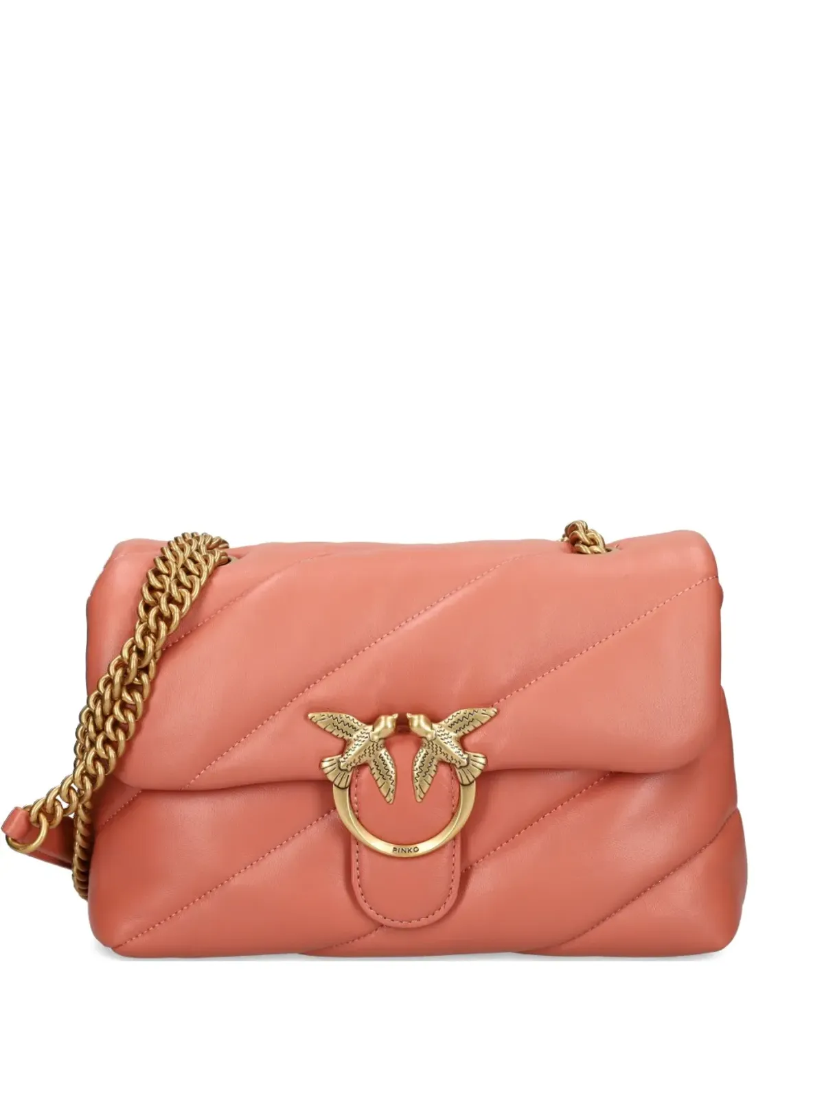 PINKO quilted chain-strap bag - 画像1
