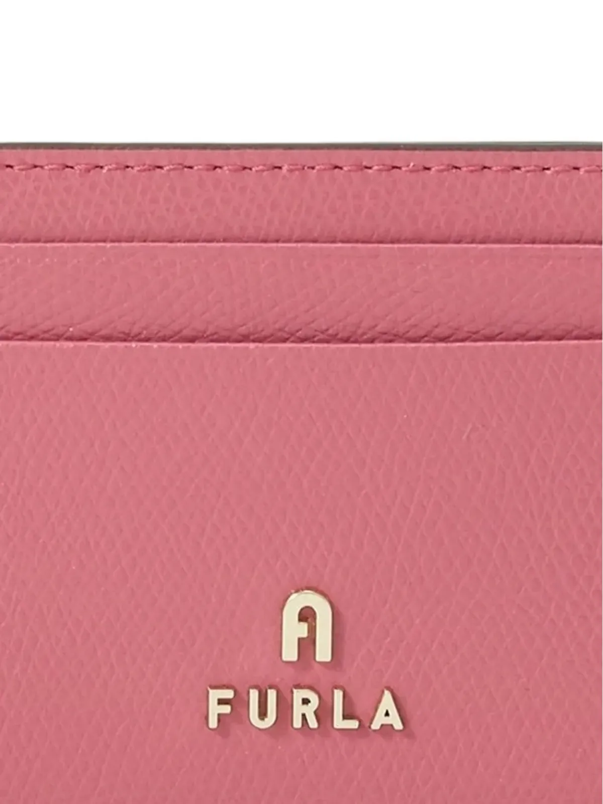 Furla Camelia S レザー カードホルダー ピンク - 画像2