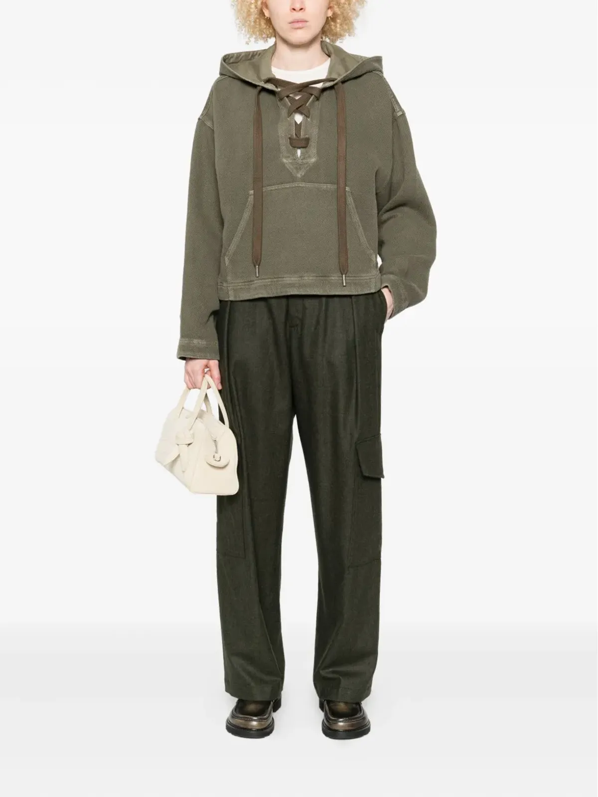 Golden Goose レースアップフーディ - 画像2