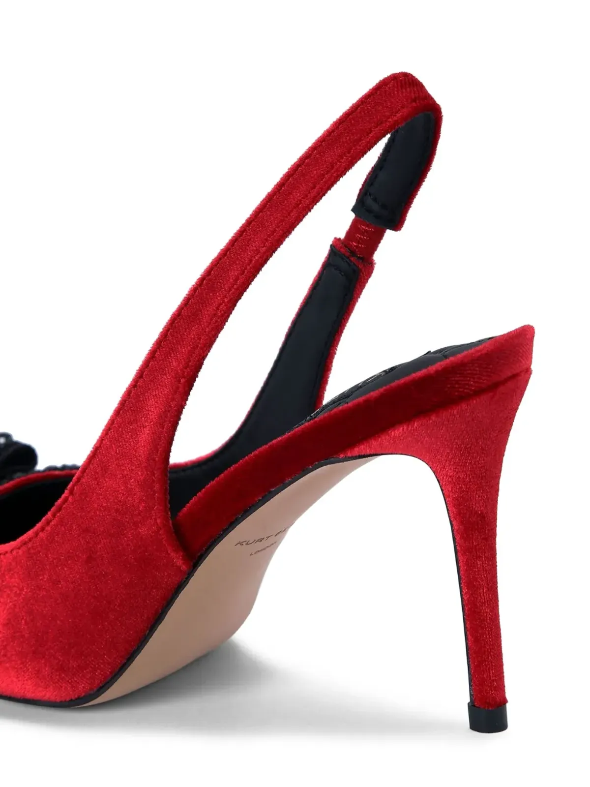 Kurt Geiger London クリスタル装飾リボン スリングバック バレエフラット - 画像3