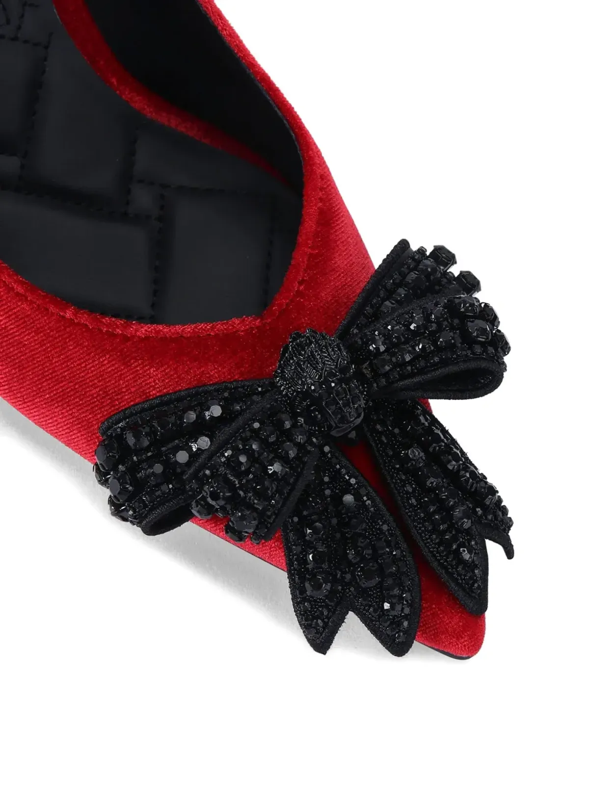 Kurt Geiger London クリスタル装飾リボン スリングバック バレエフラット - 画像4