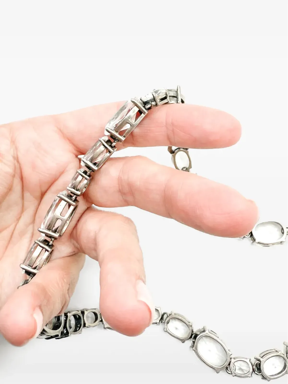 Jennifer Gibson Jewellery ビンテージ 1980年代リヴィエール風ネックレス - 画像2
