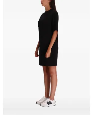 Armani Exchange ロゴ入りTシャツドレス ブラック - サムネイル3