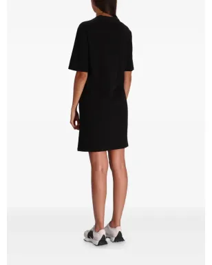 Armani Exchange ロゴ入りTシャツドレス ブラック - サムネイル4