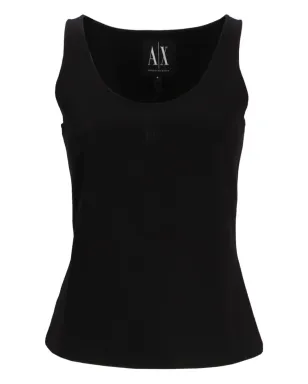 Armani Exchange scoop-neck top - サムネイル1