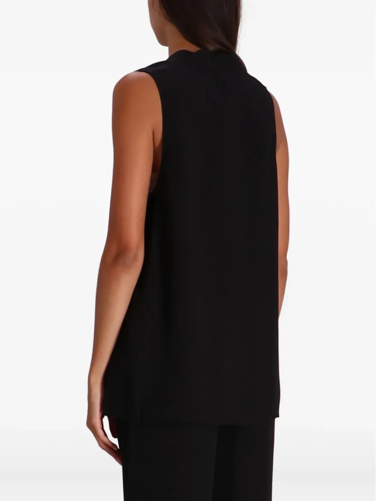 Armani Exchange Vネック ノースリーブトップ - 画像4