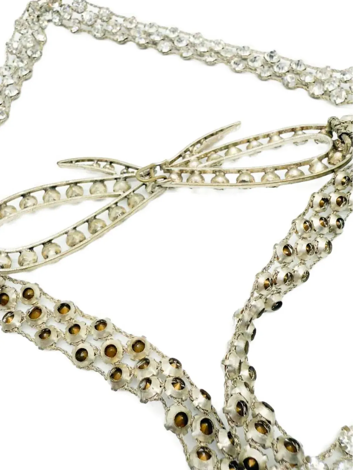 Jennifer Gibson Jewellery 1910s アンティーク ボウ ベルト - シルバー - 画像4