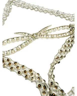 Jennifer Gibson Jewellery 1910s アンティーク ボウ ベルト - シルバー - サムネイル4