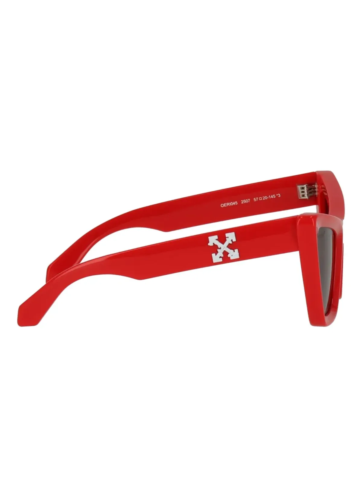 Off-White Eyewear キャットアイ ロゴディテール サングラス - RED - 画像3