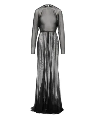 V:PM ATELIER Kosa long-sleeve sheer maxi dress - サムネイル1
