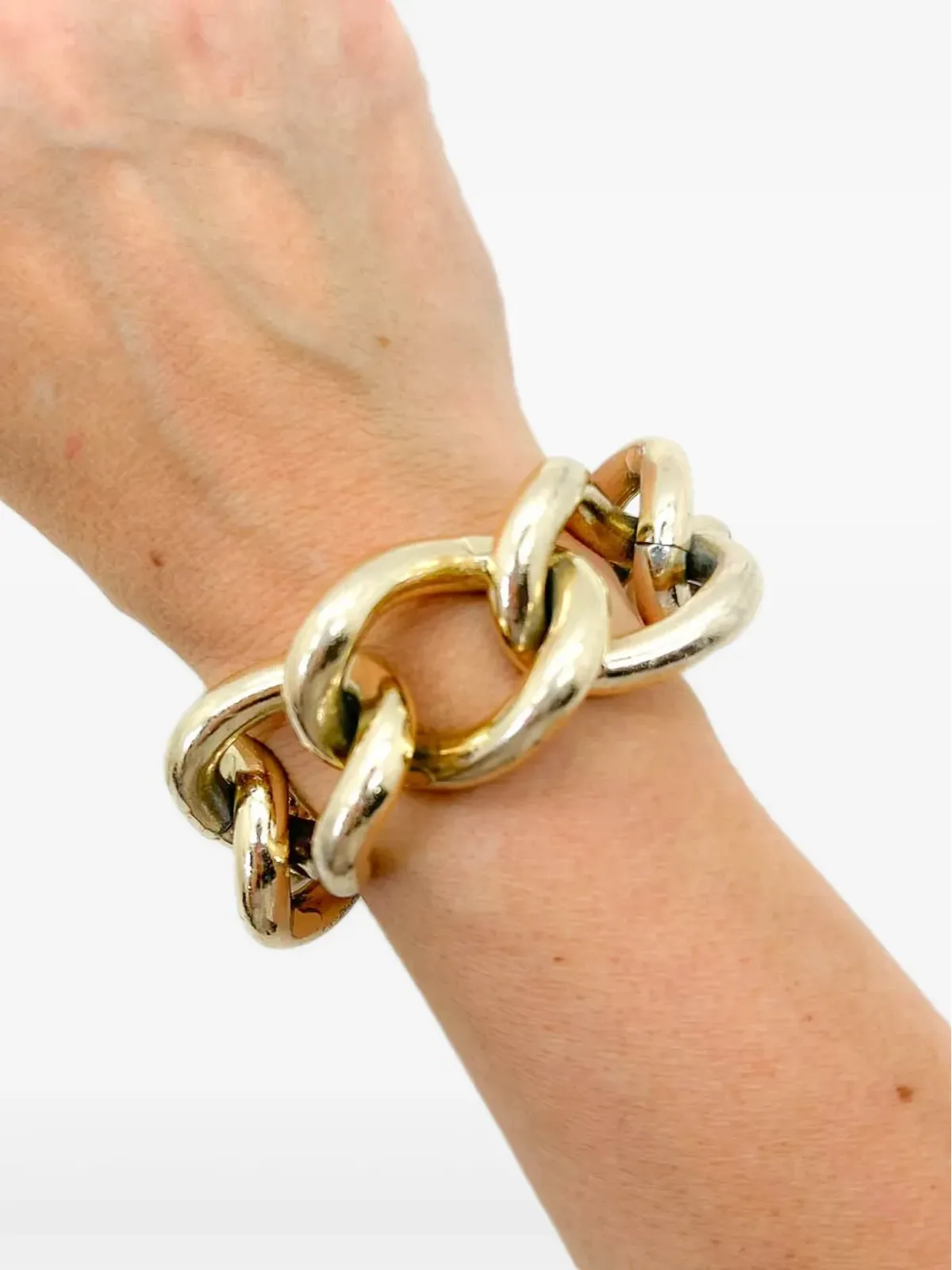 Jennifer Gibson Jewellery 2000年代 チャンクリンク・トグル ブレスレット - 画像2