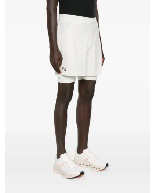 Y-3 アブストラクトプリント パフォーマンスショーツ - サムネイル3