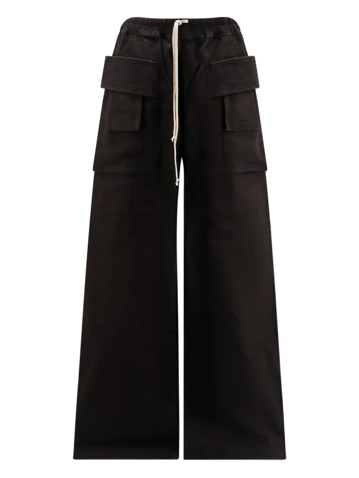 Rick Owens DRKSHDW ドローストリングウエストバンドパンツ - ブラック - 画像1