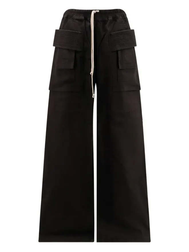 Rick Owens DRKSHDW Rick Owens DRKSHDW ドローストリングウエストバンドパンツ - ブラックの商品画像