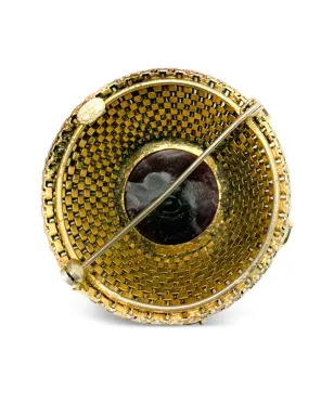 Christian Dior 1963 Sputnik amethyst-embellished brooch ゴールド ビンテージ - サムネイル5