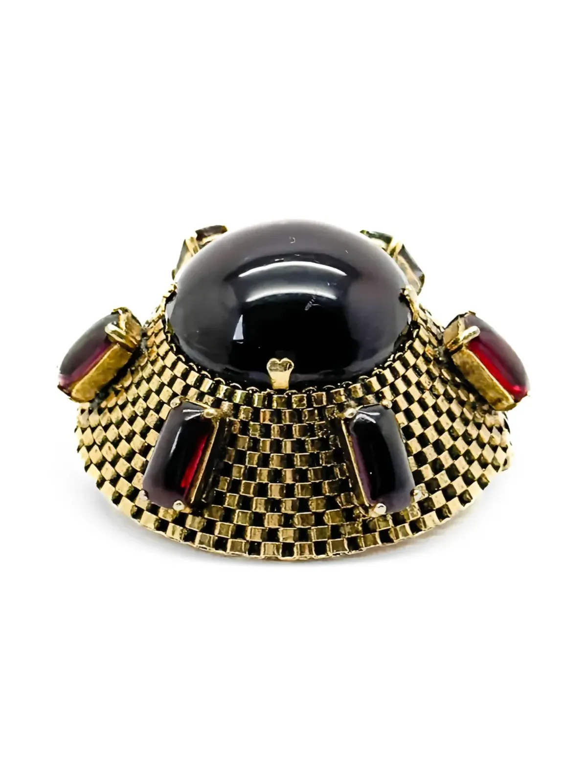 Christian Dior 1963 Sputnik amethyst-embellished brooch ゴールド ビンテージ - 画像2