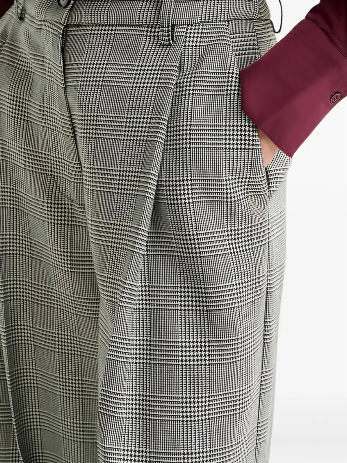 Essentiel Antwerp チェック柄パンツ - 画像5