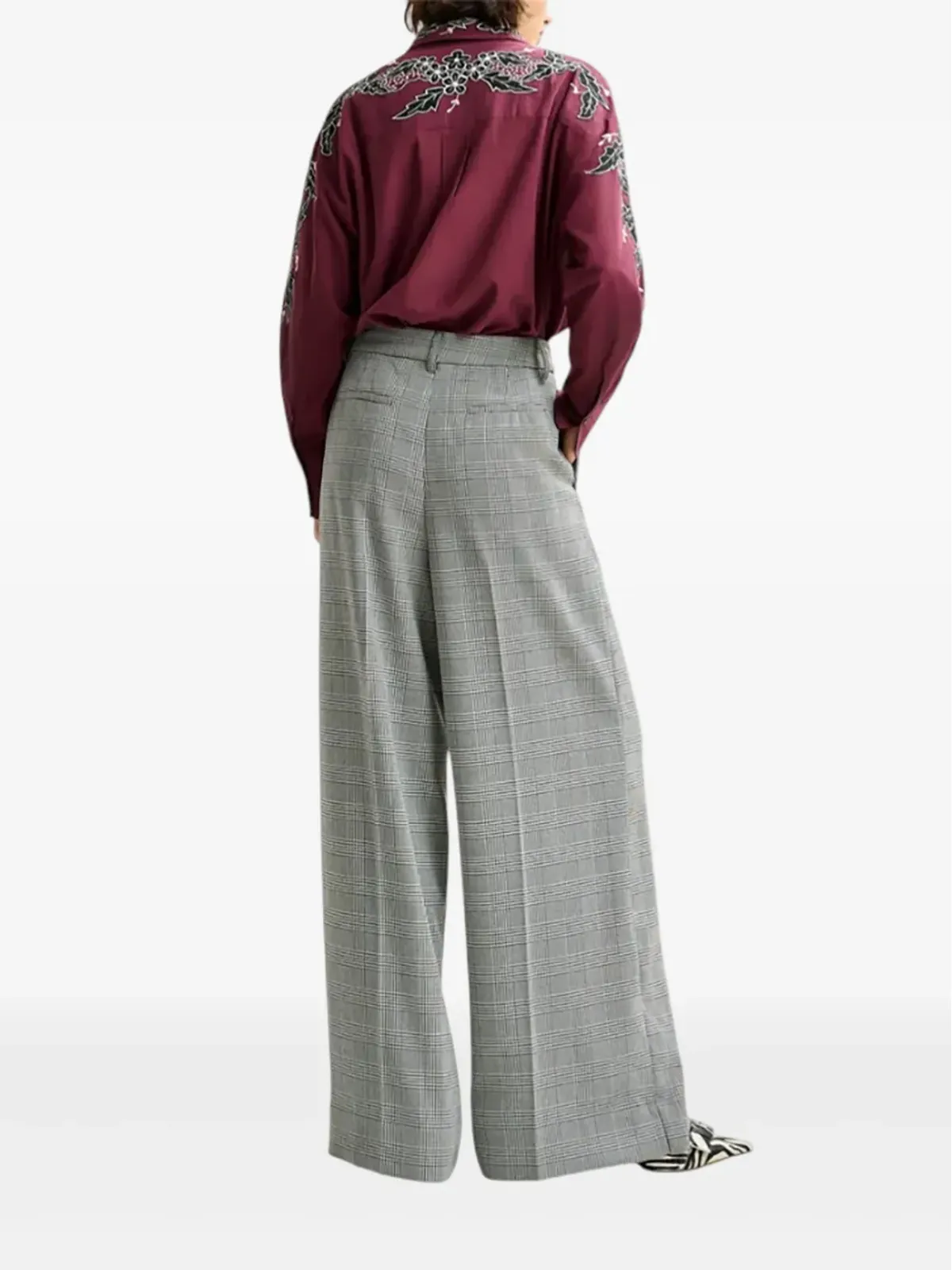 Essentiel Antwerp チェック柄パンツ - 画像4