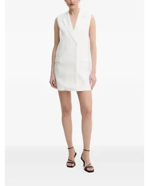 Day Birger Et Mikkelsen ノッチド・ラペル・ノースリーブ・ドレス（ホワイト） - サムネイル2