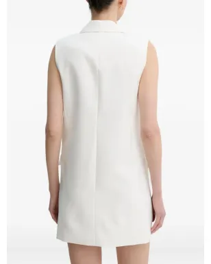 Day Birger Et Mikkelsen ノッチド・ラペル・ノースリーブ・ドレス（ホワイト） - サムネイル4