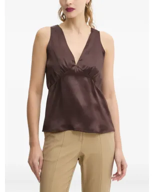 Day Birger Et Mikkelsen Vネック ギャザー トップ - サムネイル1