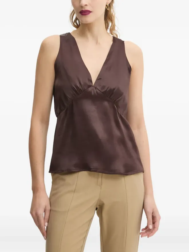 Day Birger Et Mikkelsen Day Birger Et Mikkelsen Vネック ギャザー トップの商品画像