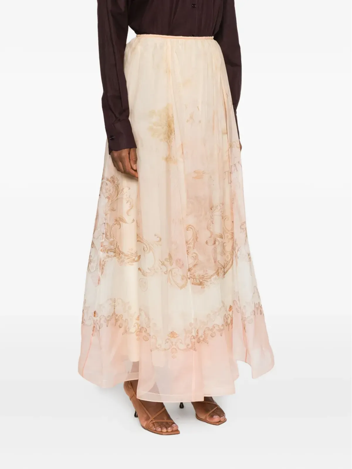 ZIMMERMANN シルク プリーツスカート - 画像3