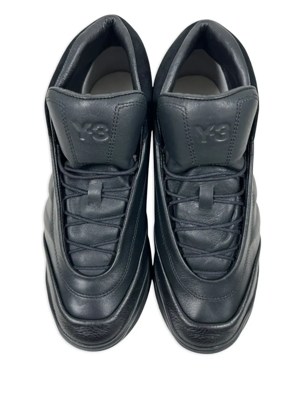 Y-3 GSG9 2.0 レザー レースアップスニーカー - ブラック - 画像3